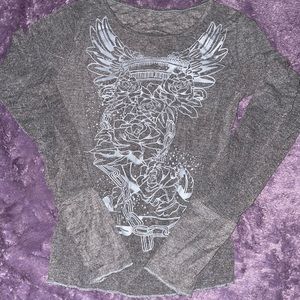 Women Y2k Twilight Top Grunge Graphic Long Sleeve T Shirts Aesthetic